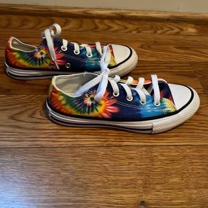 Girls Converse Size 13 Tie Dye Tennis Athletic Shoes